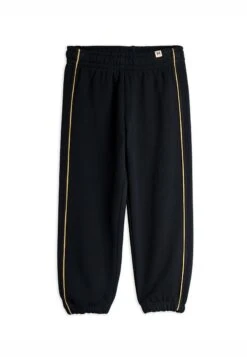 Mini Rodini PLAIN PIPING UNISEX - Tracksuit Bottoms - Black