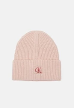 Calvin Klein Jeans Monogram Beanie Unisex - Beanie - Faint Blossom