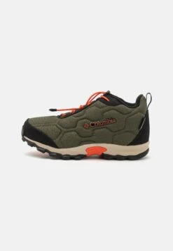 Columbia Youth Firecampmid 2 Wp Unisex - Hiking Shoes - Nori/Red Quartz