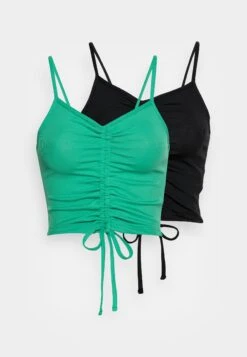 Pieces Pcvito Strap Crop 2 Pack - Top - Holly Green/Black -Zalando UK-Outlet f1a313cae8d443989fd2dda527ec2897