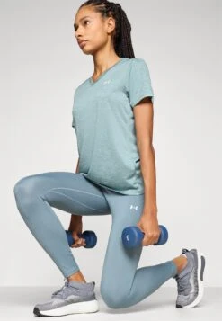 Under Armour MOTION ANKLE LEG - Leggings - Jasper Blue/white 12 Under Armour MOTION ANKLE LEG - Leggings - Jasper Blue/white -Zalando UK-Outlet f215522046fa44cab890be66e77fff80