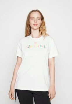 Adidas Originals Graphic Tee - Print T-Shirt - White