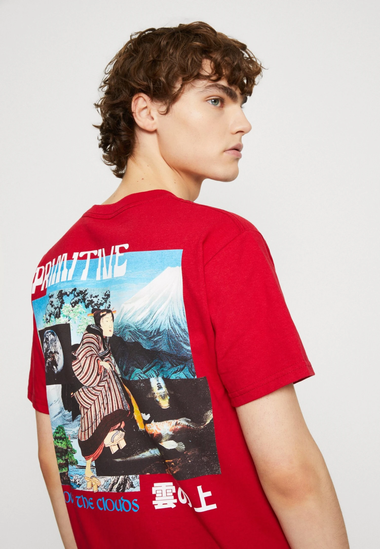 PRIMITIVE Atc Tee - Print T-Shirt - Cardinal 4 PRIMITIVE Atc Tee - Print T-Shirt - Cardinal - Image 4