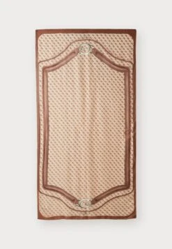 Guess NOELLE SCARF UNISEX - Scarf - Latte Logo