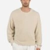 Pegador WATON FURRY KNIT SWEATER - Jumper - Light Beige