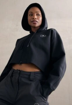 Adidas By Stella Mccartney HOODIE - Zip-up Sweatshirt - Black