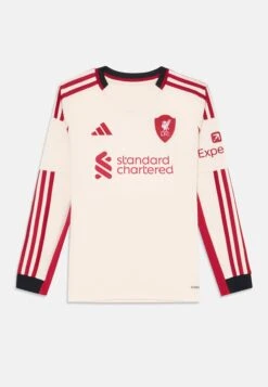 ADIDAS PERFORMANCE LIVERPOOL FC 25/26 LONG SLEEVE AWAY JERSEY KIDS - Football Shirt - White