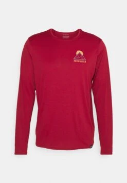 Patagonia Cap Cool Daily Graphic - Long Sleeved Top - Slow Going/Wax Red -Zalando UK-Outlet f6d7f9e649de49f98c9bcc260407edbf