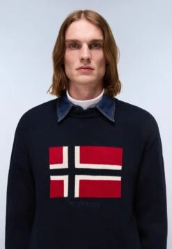 Napapijri MURA - Jumper - Blue Marine -Zalando UK-Outlet f873019b02fd484386977931acf0f75e