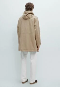 Massimo Dutti WATER-REPELLENT PEACH-EFFECT FABRIC - Parka - Beige -Zalando UK-Outlet f9756b57c6db43018ac43a51a4c618eb