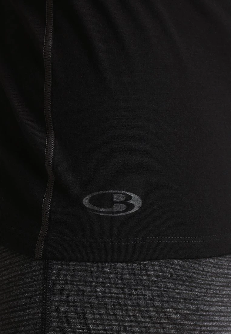 Icebreaker Merino Anatomica Ss Crewe - Undershirt - Black/Monsoon 5 Icebreaker Merino Anatomica Ss Crewe - Undershirt - Black/Monsoon - Image 5