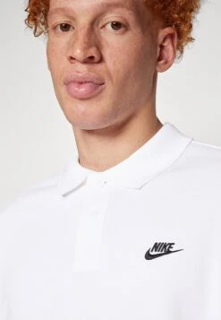 Nike Sportswear CLUB - Polo Shirt - White/black -Zalando UK-Outlet fc1cb43ee53146b49966128726791416