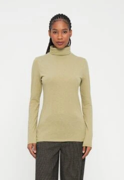 Marc O'Polo DENIM TURTLENECK - Long Sleeved Top - Artichoke Leaf