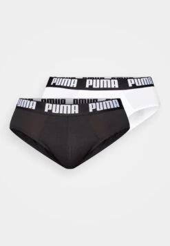 Puma MEN EVERYDAY BRIEFS 2 PACK - Briefs - White/black -Zalando UK-Outlet fdca87ffe3a64ab984aac0c293677723