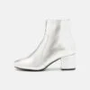 Ankle Boots - Silver