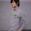 HUF Candyflip Tee - Long Sleeved Top - Athletic Grey