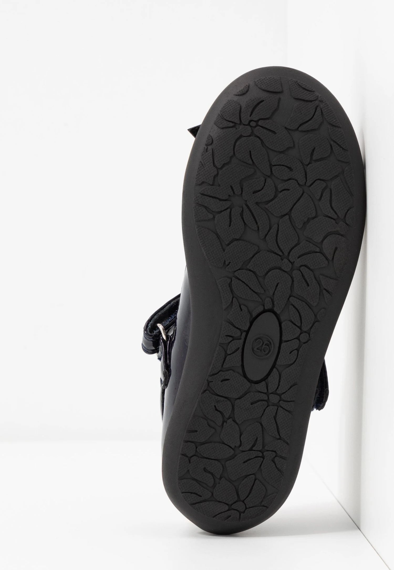 Friboo Ankle Strap Ballet Pumps - Dark Blue 6 Friboo Ankle Strap Ballet Pumps - Dark Blue - Image 6