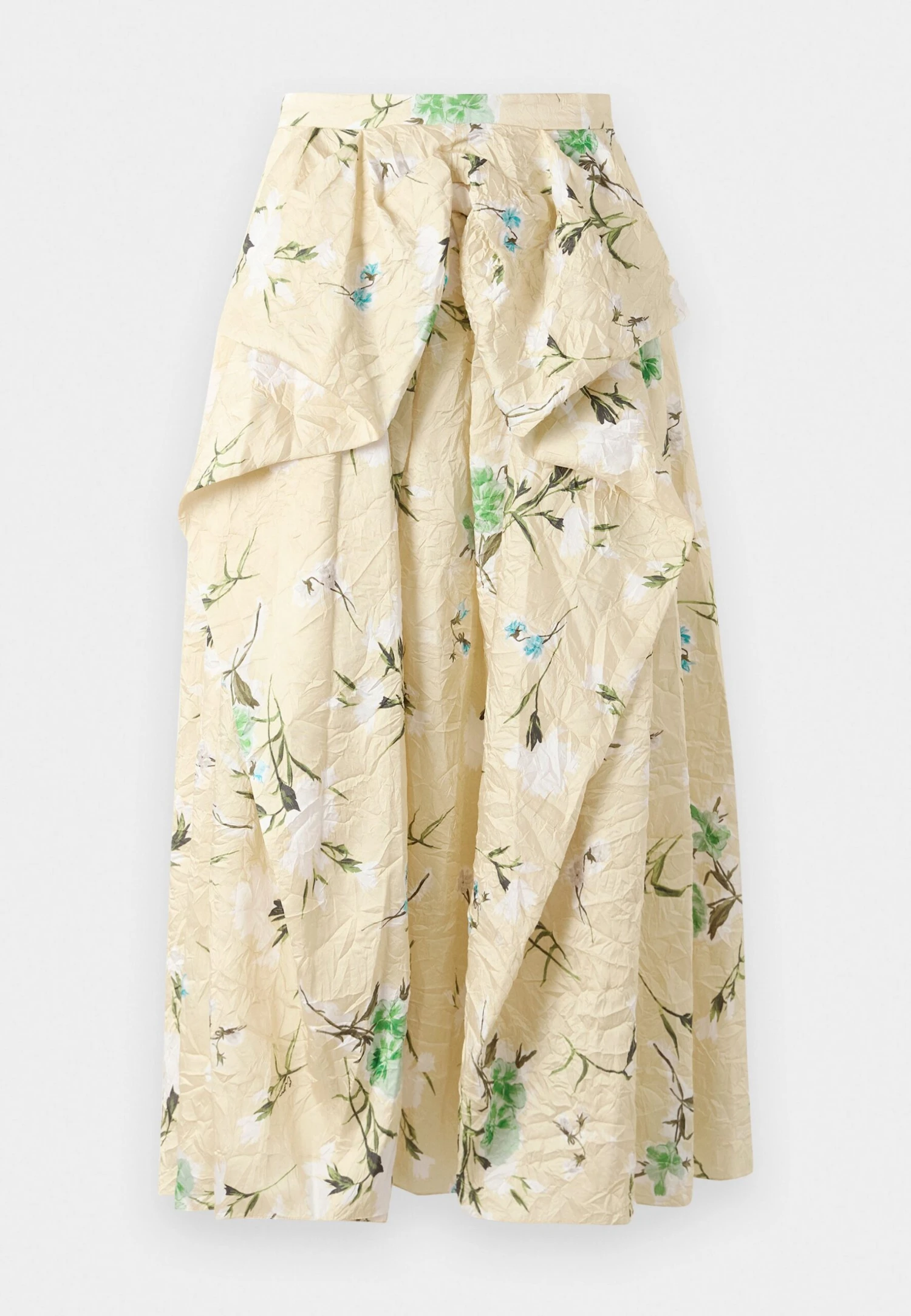 Erdem Pleated Skirt - Lemon Ice 6 Erdem Pleated Skirt - Lemon Ice - Image 6